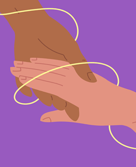 bsarcs holding hands illustration